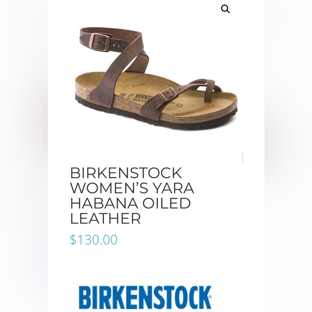 BIRKENSTOCK WOMEN’S YARA HABANA OILED LEATHER